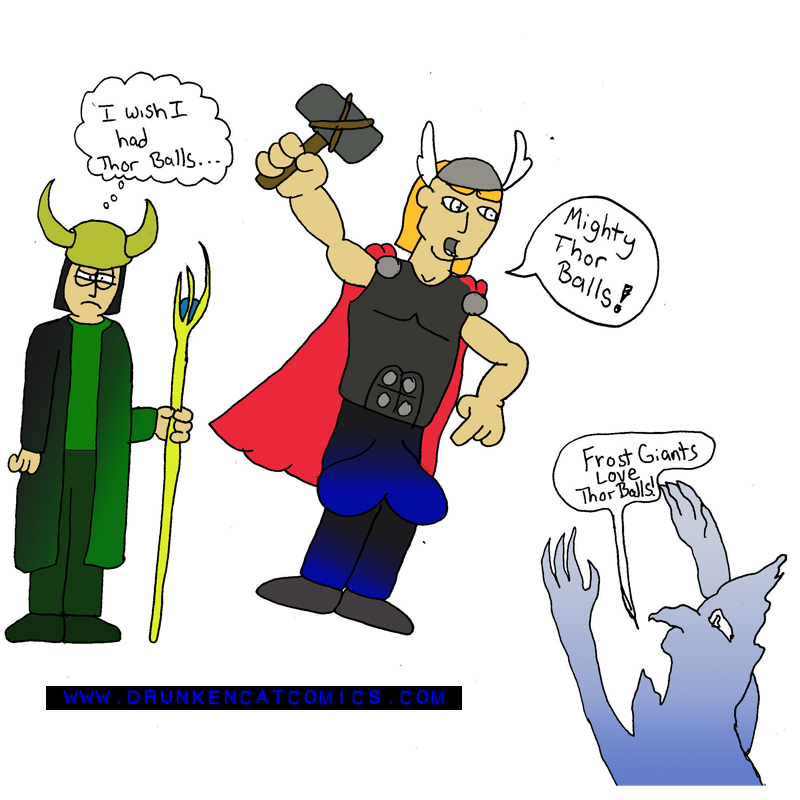 Thor (Penciled While Intoxicated/Inked and Colored While Hungover)