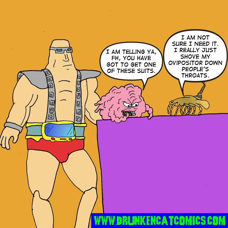 Krang And Facehugger Are Friends