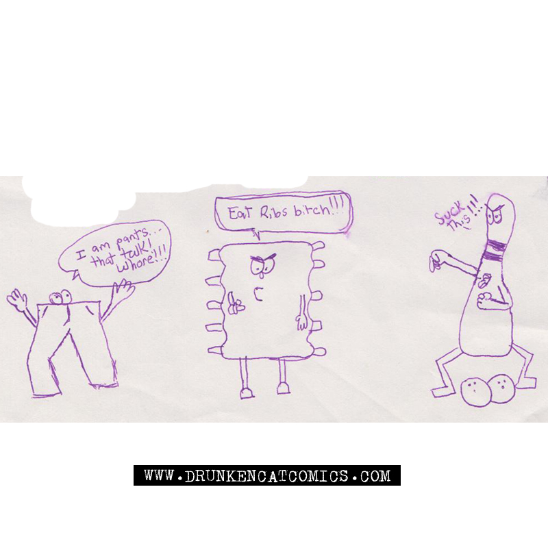 Random Character Sketches: Crude Characters