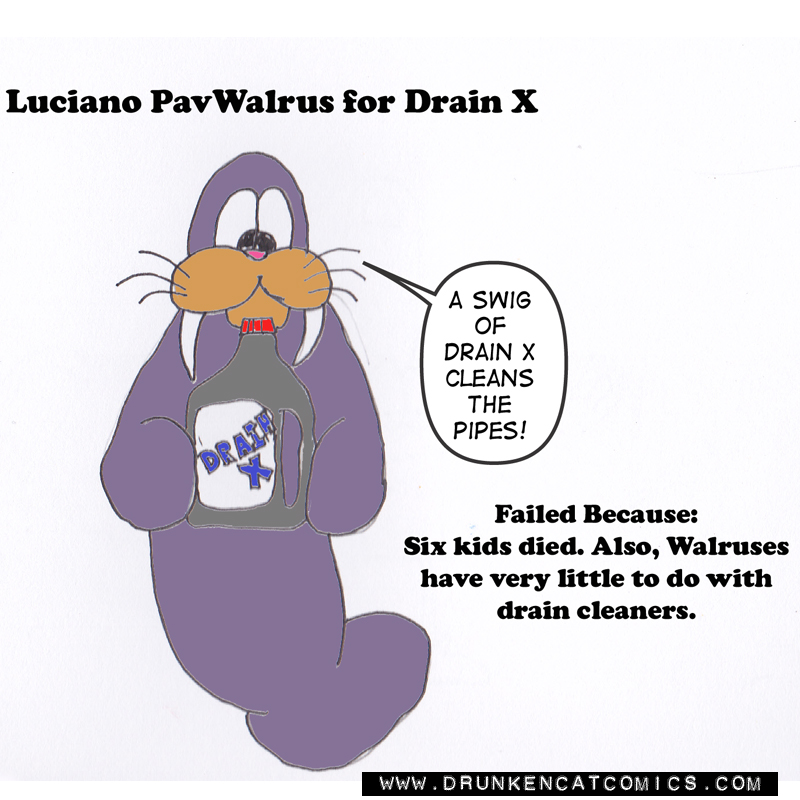 Failed Mascot Sunday: Luciano PavWalrus