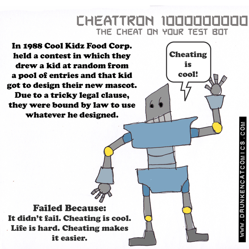 Failed Mascot Week - Cheattron 1 Billion