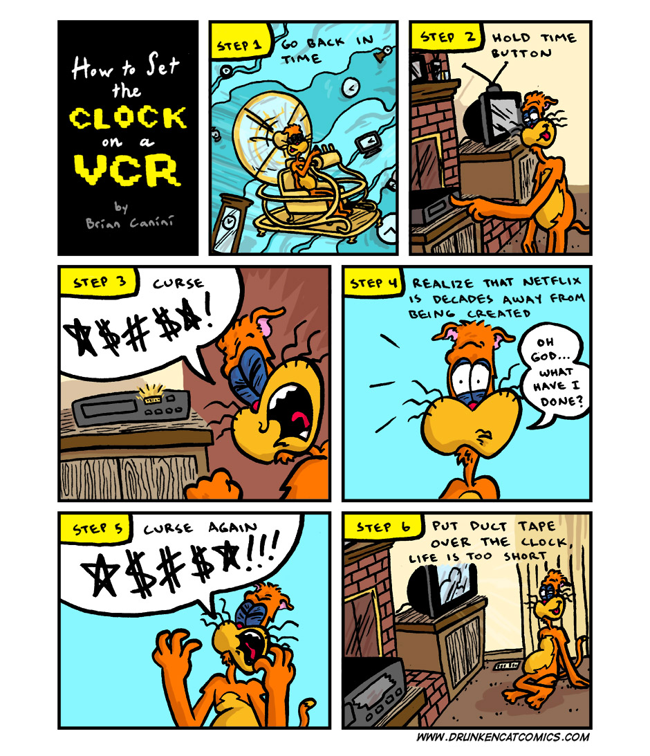How to Set the Clock on a VCR