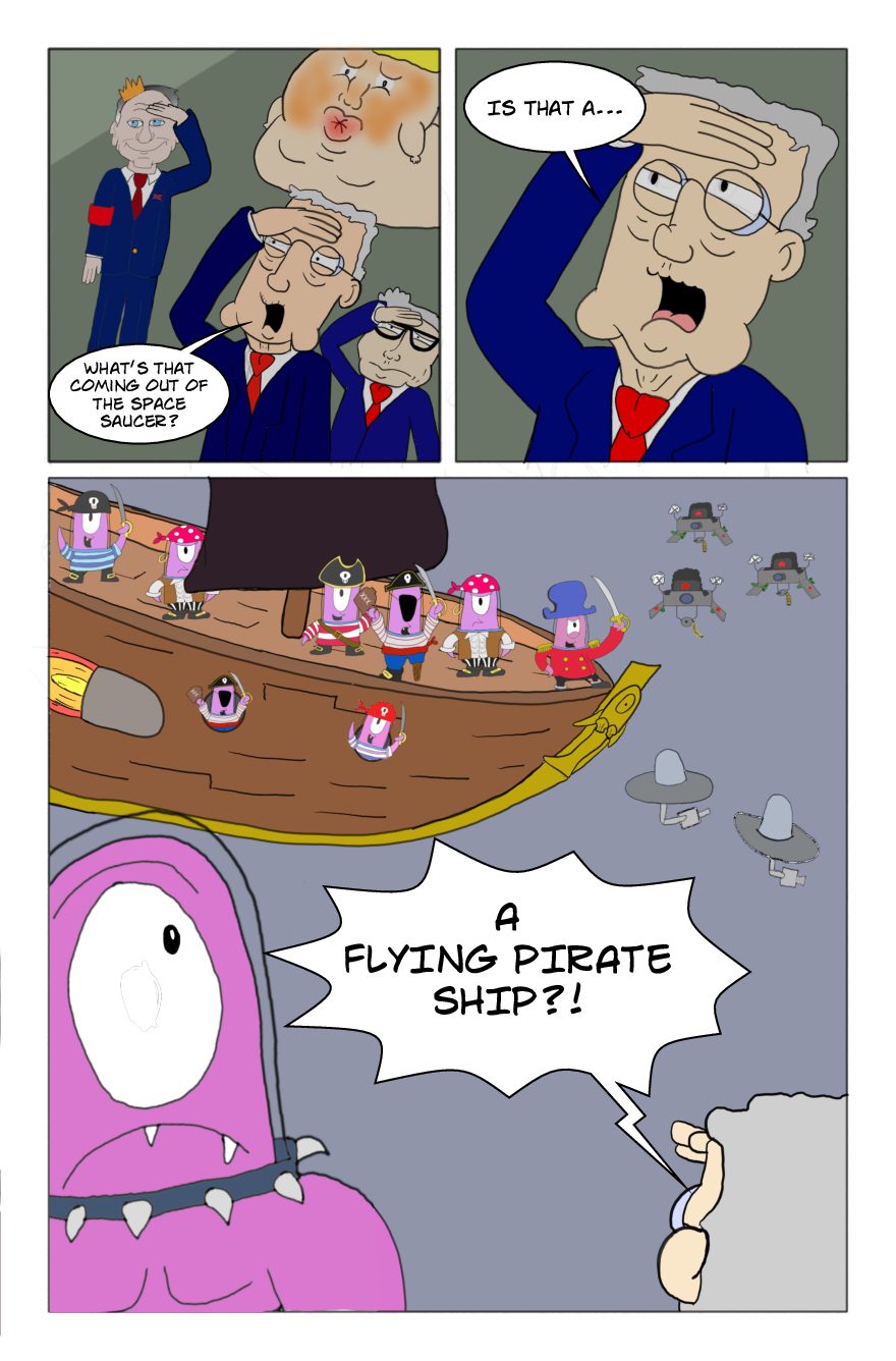 Aliens Vs. Old White Male Politicians page 14