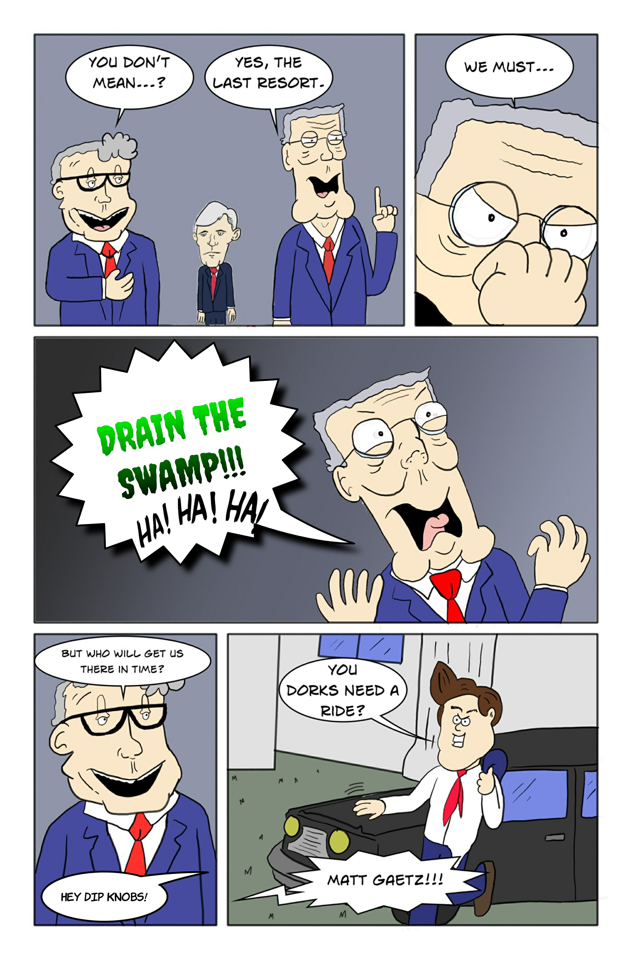 Aliens vs Old White Male Politicians page 16