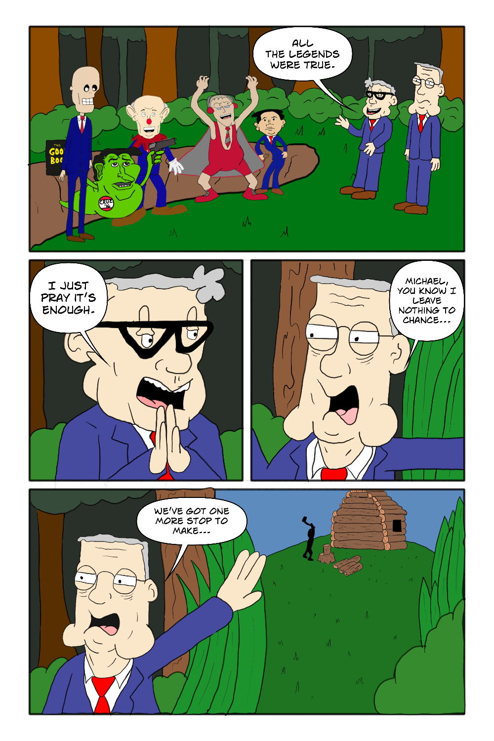 Aliens vs Old White Male Politicians page 28