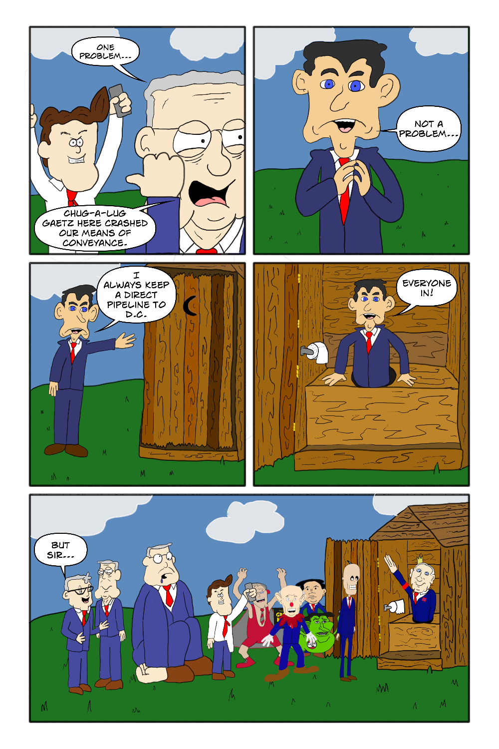 Aliens vs Old White Male Politicians page 30